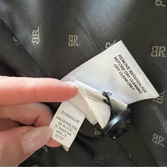 Banana Republic Faux Fur Trim Bow Coat - Picture 3 of 10